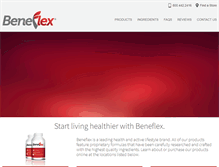Tablet Screenshot of beneflex.com