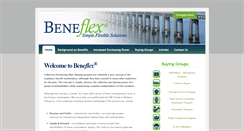 Desktop Screenshot of beneflex.ca