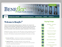 Tablet Screenshot of beneflex.ca